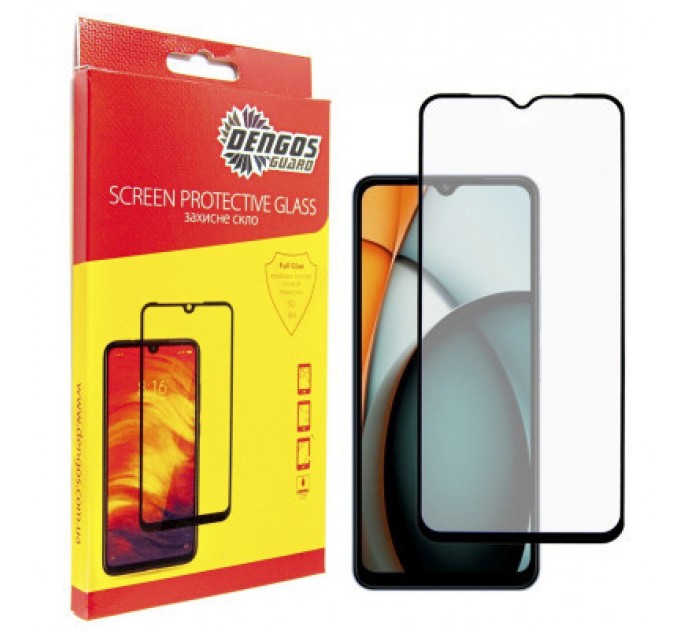 Dengos Скло захисне Dengos Full Glue Xiaomi Redmi A3 (black) (TGFG-349)