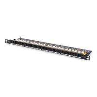 Патч-панель 19 " 0.5U, 24xRJ45, cat 6 UTP в зборі Digitus (DN-91624U-SL-SH)