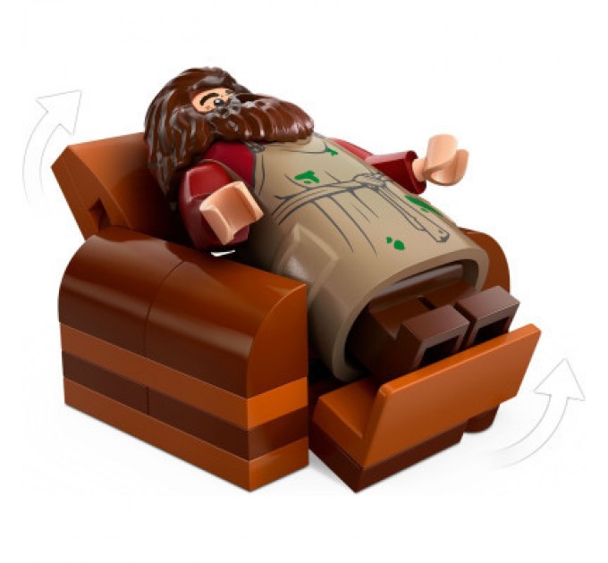 LEGO Конструктор LEGO Harry Potter Хатинка Геґріда: Несподівані гості 896 деталей (76428)