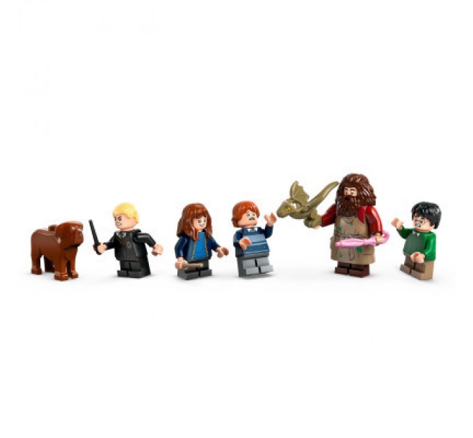 LEGO Конструктор LEGO Harry Potter Хатинка Геґріда: Несподівані гості 896 деталей (76428)