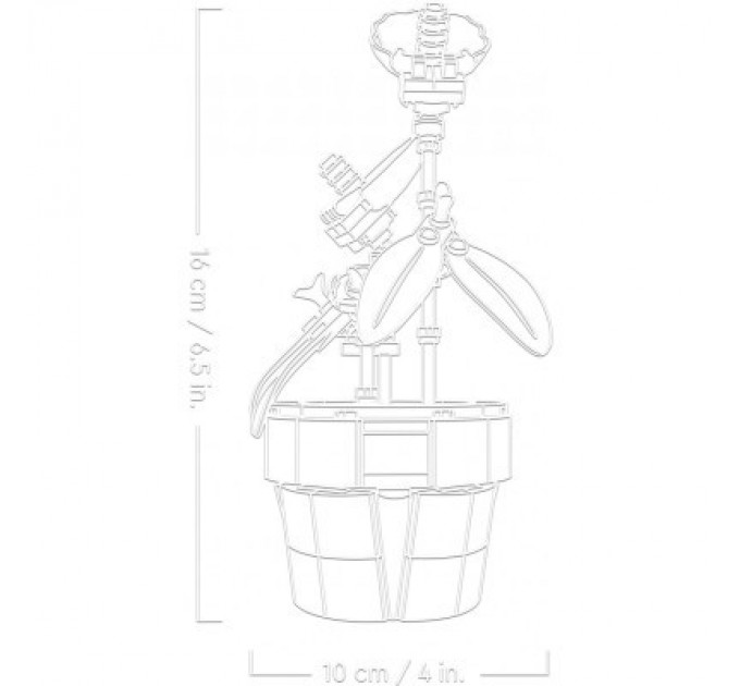 LEGO Конструктор LEGO Icons Мініатюрні рослини 758 деталей (10329)