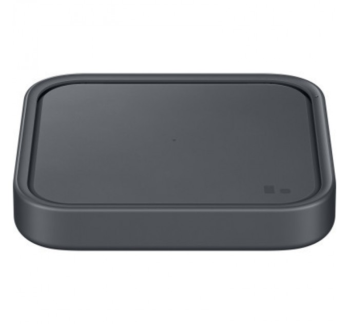 Samsung Зарядний пристрій Samsung 15W Wireless Charger Pad w/o Dark Gray (EP-P2400BBEGEU)