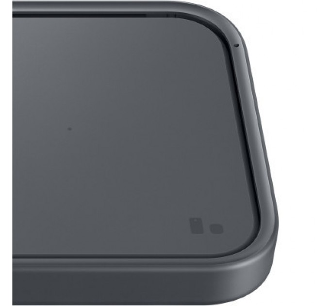 Samsung Зарядний пристрій Samsung 15W Wireless Charger Pad w/o Dark Gray (EP-P2400BBEGEU)