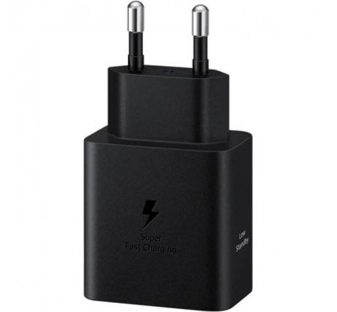 Samsung Зарядний пристрій Samsung 45W Compact Power Adapter (w C to C Cable) Black (EP-T4511XBEGEU)