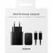 Samsung Зарядний пристрій Samsung 45W Compact Power Adapter (w C to C Cable) Black (EP-T4511XBEGEU)