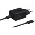 Samsung Зарядний пристрій Samsung 45W Compact Power Adapter (w C to C Cable) Black (EP-T4511XBEGEU)