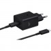 Samsung Зарядний пристрій Samsung 45W Compact Power Adapter (w C to C Cable) Black (EP-T4511XBEGEU)