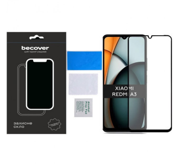 BeCover Скло захисне BeCover Xiaomi Redmi A3 4G Black (711227)