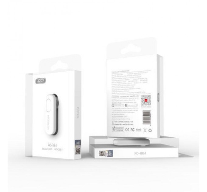 XO Bluetooth-гарнітура XO BE4 Black (XO-BE4-BK)