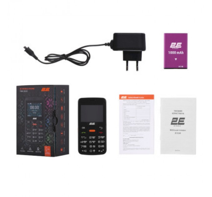 2E Мобільний телефон 2E T180 MAX Black (688130251051)
