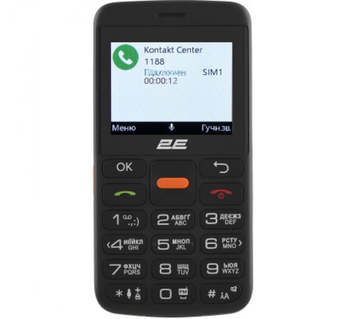 2E Мобільний телефон 2E T180 MAX Black (688130251051)