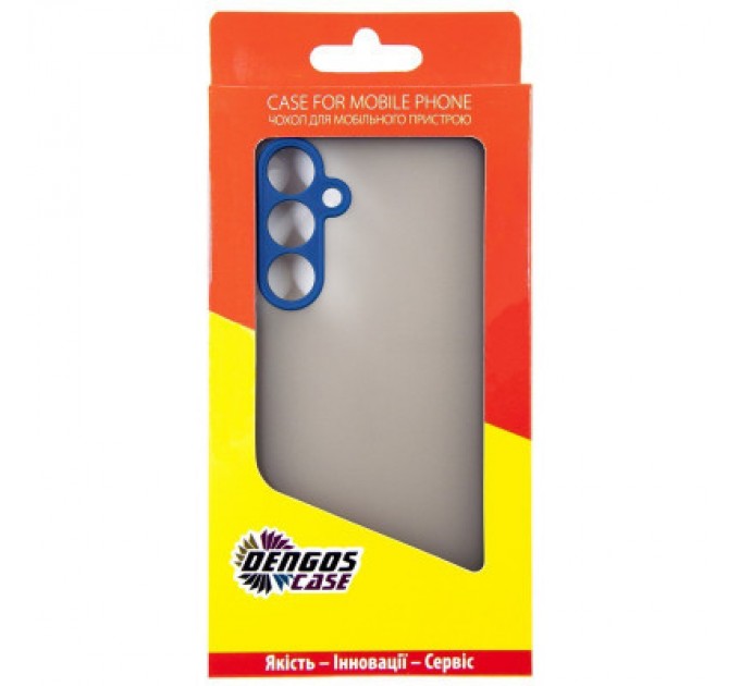 Dengos Чохол до мобільного телефона Dengos Matte Samsung Galaxy A55 5G (Blue) (DG-TPU-MATT-143)