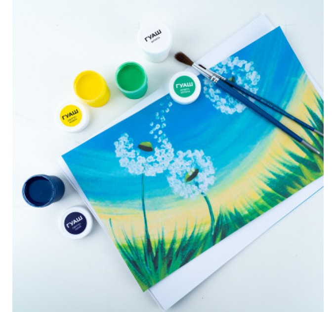 Kite Гуашеві фарби Kite Classic 9 кольорів х 20 мл (K-072)