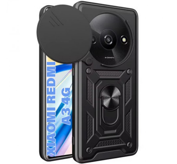 Чохол до мобільного телефона BeCover Military Xiaomi Redmi A3 4G Black (711319)