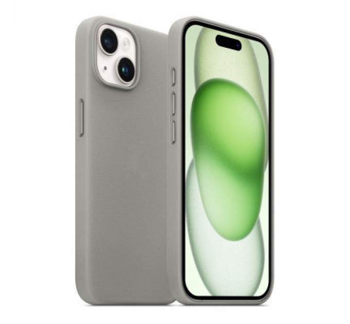 Armorstandart Чохол до мобільного телефона Armorstandart FAKE Leather Case Apple iPhone 15 Grey (ARM76289)