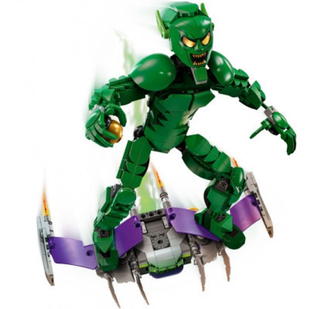 LEGO Конструктор LEGO Marvel Фігурка Зеленого гобліна для складання 471 деталь (76284)