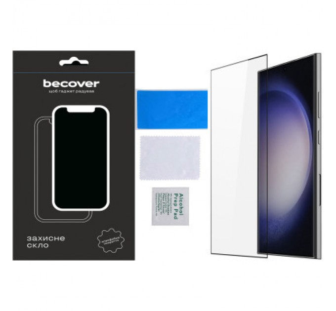 BeCover Скло захисне BeCover Samsung Galaxy S24 Ultra SM-S928 Black (711318)