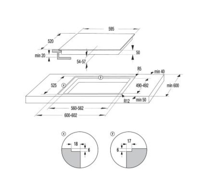 Gorenje Варочна поверхня Gorenje ECT643BSC