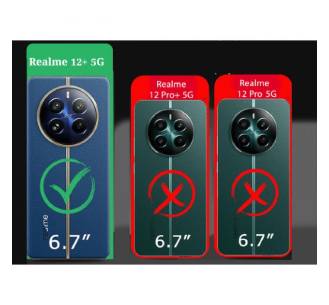 BeCover Чохол до мобільного телефона BeCover Realme 12 Plus Transparancy (711184)