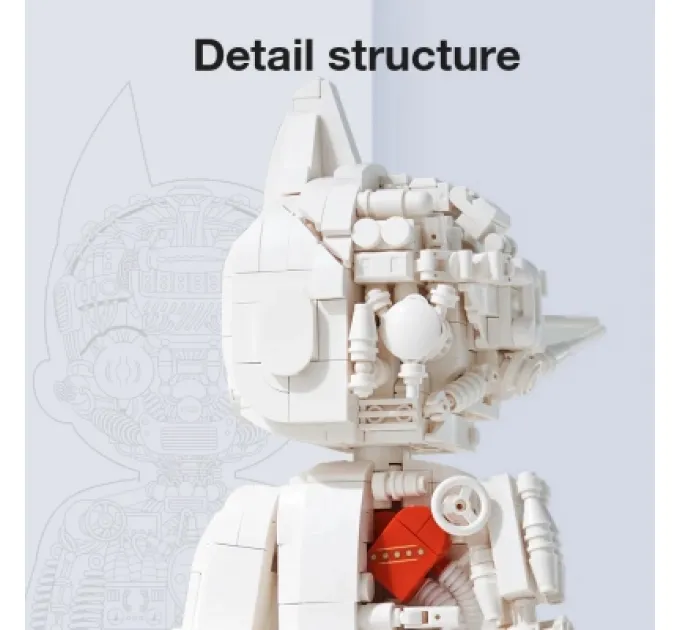Pantasy Конструктор Pantasy Astro Boy: Чисто біла версія (86206)