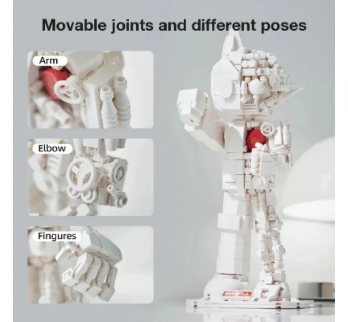 Pantasy Конструктор Pantasy Astro Boy: Чисто біла версія (86206)