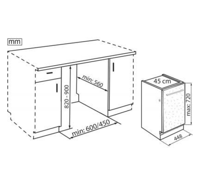 Whirlpool Посудомийна машина Whirlpool WSIC3M27C