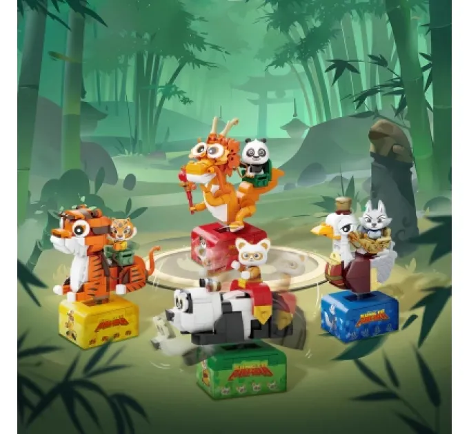 Конструктор Pantasy Kung Fu Panda Косрайдер Шифу (86513)