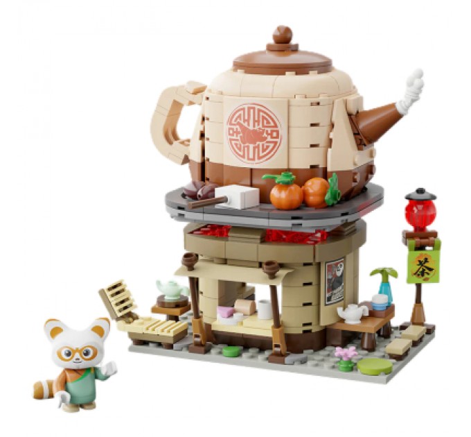 Pantasy Конструктор Pantasy Kung Fu Panda Кунгфу Панда Міні Вид на вулицю - Чайна лавка Шифу (86507)