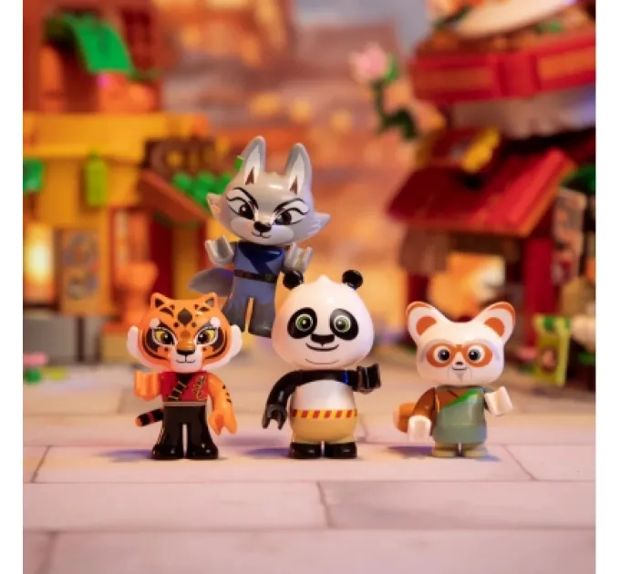 Pantasy Конструктор Pantasy Kung Fu Panda Кунгфу Панда Міні Вид на вулицю - Раменна крамниця Чжена (86506)