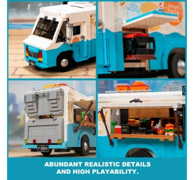 Конструктор Pantasy Original - Joyside Series Ретро-фудтрак (85011)