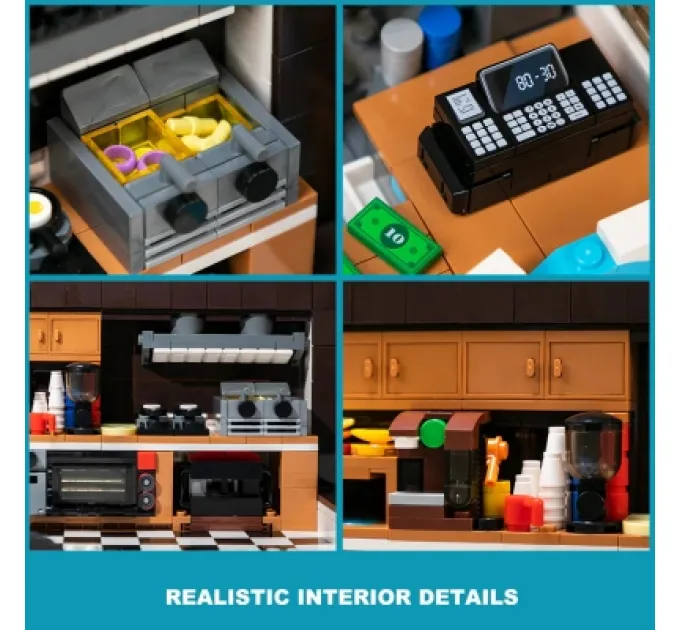 Конструктор Pantasy Original - Joyside Series Ретро-фудтрак (85011)