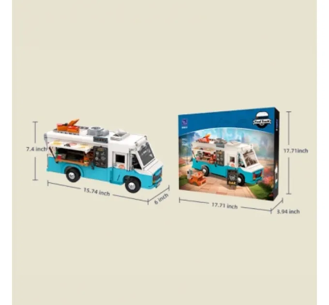 Конструктор Pantasy Original - Joyside Series Ретро-фудтрак (85011)