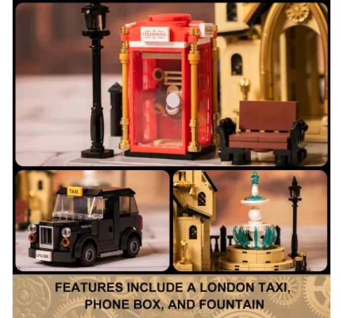 Pantasy Конструктор Pantasy Original - Steampunk Парк Годинникова вежа в стилі стімпанк (85008)