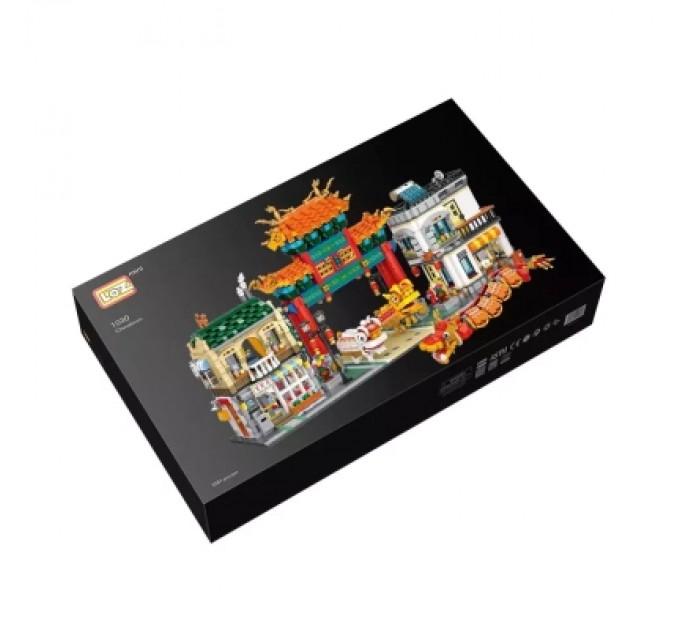 LOZ mini Конструктор LOZ mini Чайнатаун без фігурок (1030)