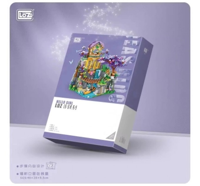 LOZ mini Конструктор LOZ mini Temple без фігурок (1038)