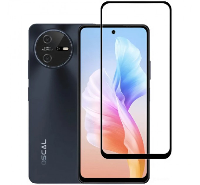 BeCover Скло захисне BeCover Oscal Tiger 12 6.78" Black (711579)