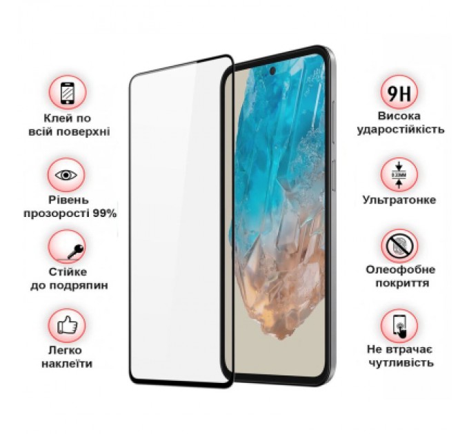 BeCover Скло захисне BeCover Samsung Galaxy M35 5G SM-M356 Black (711529)