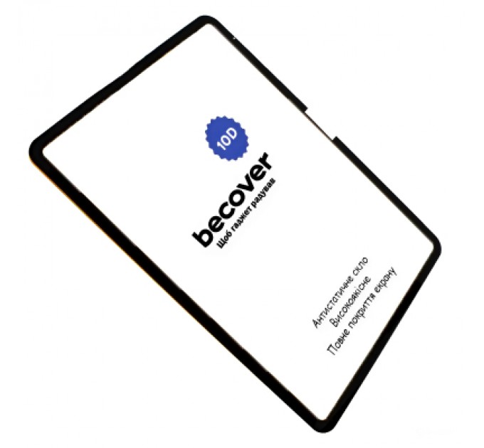 BeCover Скло захисне BeCover 10D Apple iPad Air 13" M2 2024 Black (711676)