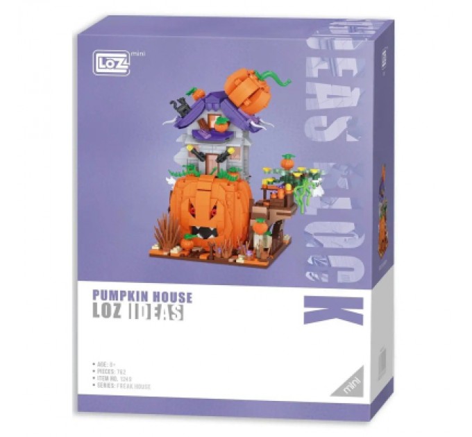 LOZ mini Конструктор LOZ mini Гарбузовий будиночок без фігурок (1249)