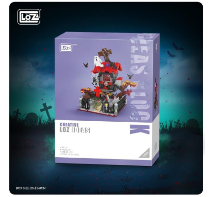 LOZ mini Конструктор LOZ mini Будинок із привидами без фігурок (1251)