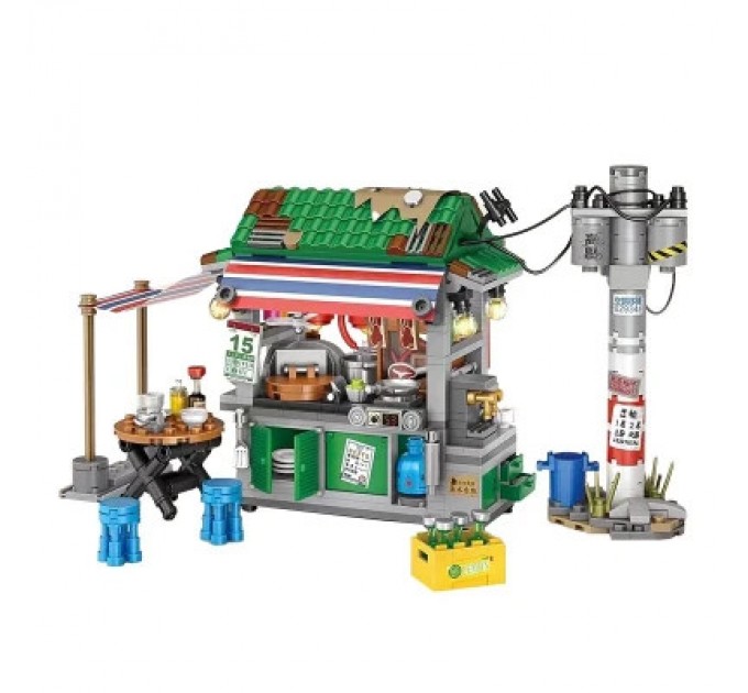 LOZ mini Конструктор LOZ mini Кіоск із продуктами (1253)