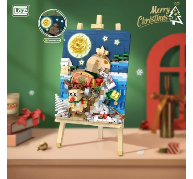 LOZ mini Конструктор LOZ mini Sleigh car без фігурок (1282)