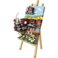 Конструктор LOZ mini Весняний поїзд без фігурок (1296)