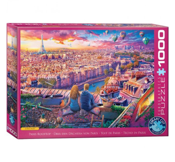 Eurographics Пазл Eurographics Дахи Парижу 1000 елементів (6000-5886)