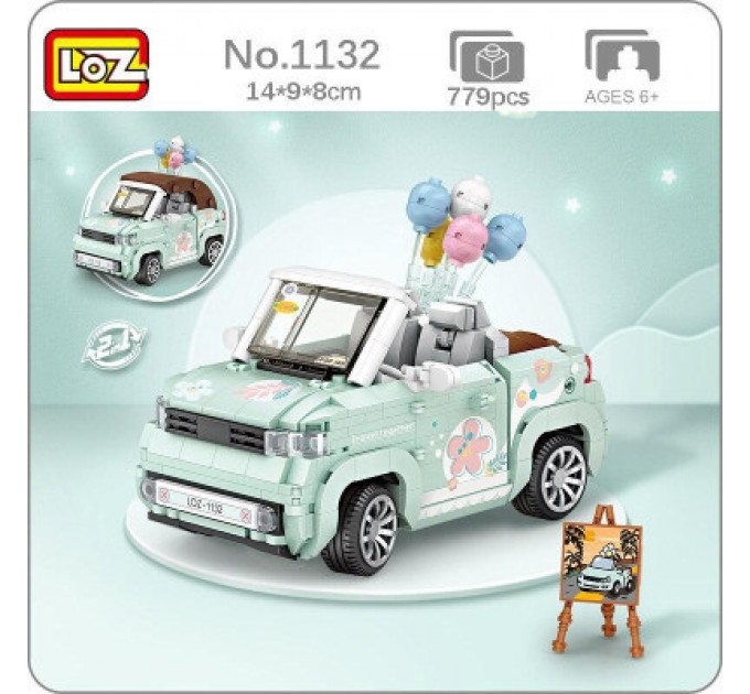 Конструктор LOZ mini Міні-кабріолет (1132)