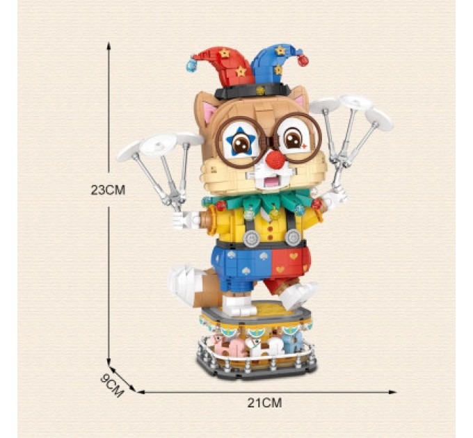 LOZ mini Конструктор LOZ mini Клоун Білка (1947)