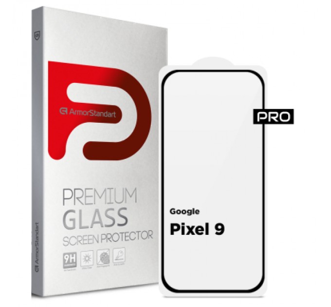 Скло захисне Armorstandart Pro Google Pixel 9 Black (ARM74679)