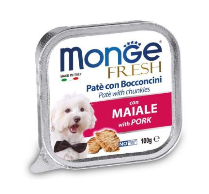 Monge Консерви для собак Monge DOG FRESH свинина 100 г (8009470013093)