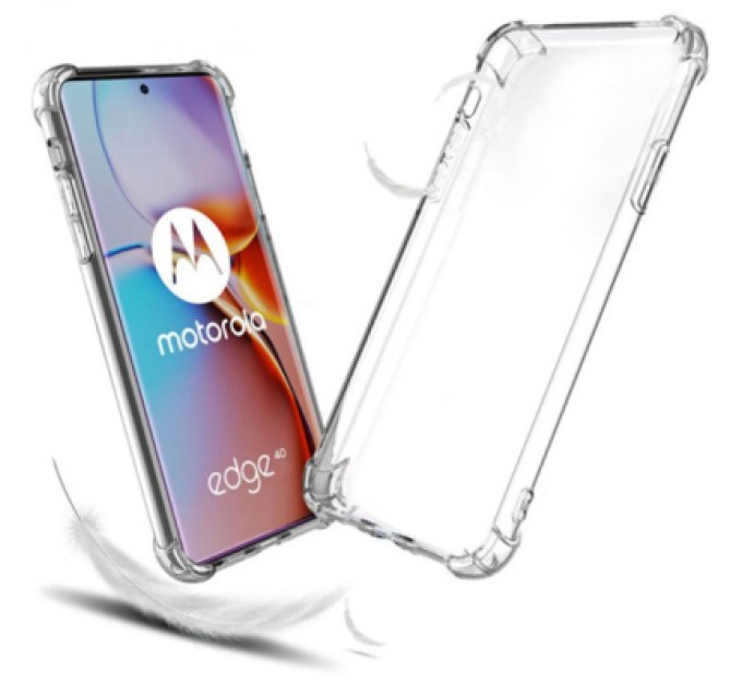Чохол до мобільного телефона BeCover Anti-Shock Motorola Edge 50 Pro Clear (711781)