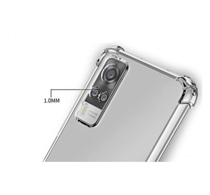 Чохол до мобільного телефона BeCover Anti-Shock Vivo X60 Pro Clear (711788)